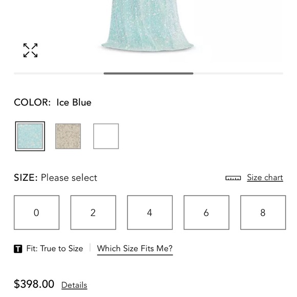 Ieena By Mac Duggal One-Shoulder Sequin Gown - Picture 3 of 12